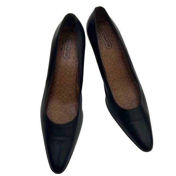 COACH AMELIA CALFSKINS‎ LEATHER PUMPS SIZE 11 - Picture 1 of 9